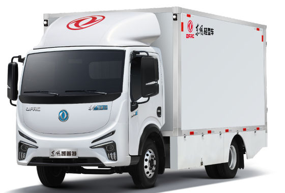 6000kg GVW Elektrikli Kargo Konteyner Kamyonu Dongfeng EV Kamyonu