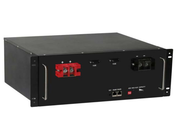 51.2V 50Ah Rack Montajlı Pil Ev Enerji Depolama için LifePO4 Lityum Pil