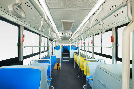 OEM Yeni Enerji EV Şehir Otobüsü 90 Yolcu 350KM Sürüş menzili