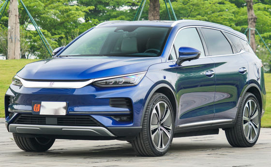 BYD TANG Tamamen EV SUV Otomobil 4 tekerlek 635KM Mileage Endurance
