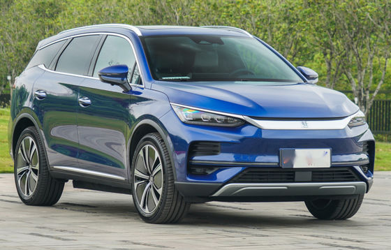 BYD TANG Tamamen EV SUV Otomobil 4 tekerlek 635KM Mileage Endurance