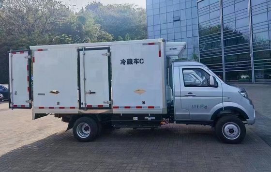Mini EV Soğutucu Kutu Kamyonu 1.5T Taze Gıda Kargo Teslimi için