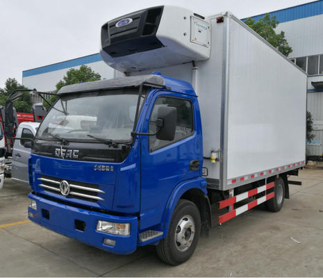 Dongfeng Dizel Dondurucu Kargo Konteyner Kamyonu 8T İlaç Teslimi için
