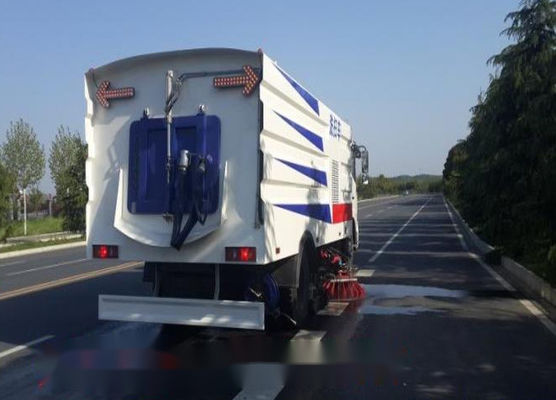 DONGFENG Temizlik Çöp Çöp Kamyon Yol temizleyicisi Eur V Emisyon